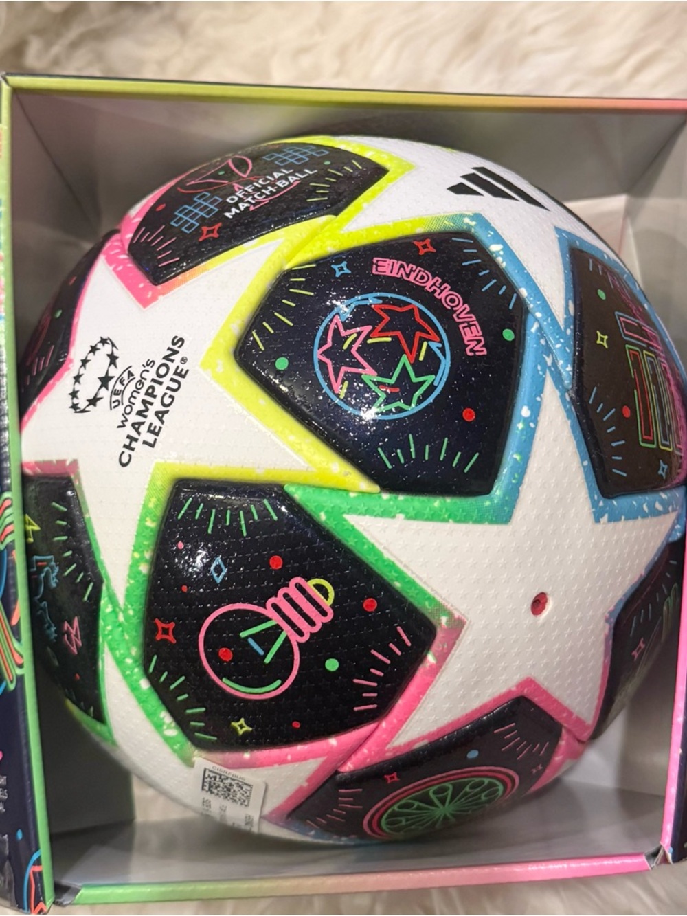 ADIDAS UCL EINDHOVEN Official Pro Match Ball Soccer Ball*NEW